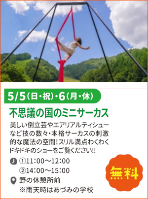 不思議の国のミニサーカス